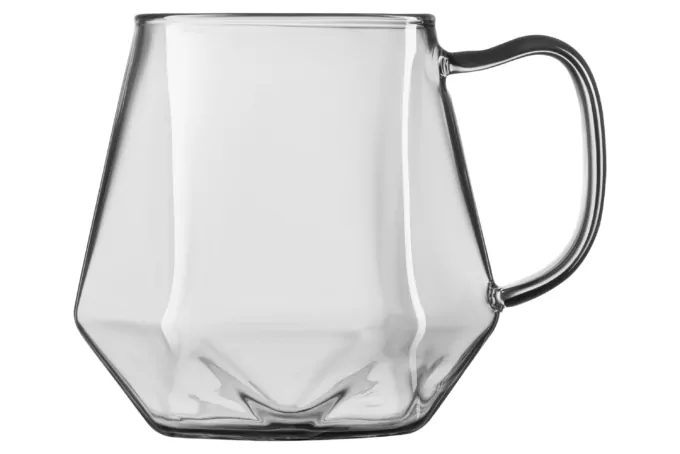 Набор чашек Ardesto Graphite, 300мл, 2шт, боросиликатное стекло, серый