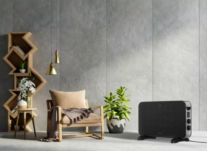 Конвектор ARDESTO, 20м2, 2000Вт, мех. упр-ние, открытый нагрев. элемент, чёрный