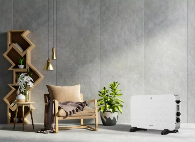 Convector ARDESTO, 20m2, 2000w, mechanical control, open heating element, white