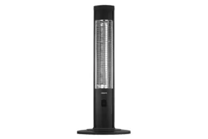 Обігрівач інфрачервоний ARDESTO карбоновий, 20м2, 2000Вт, електр. упр-ння, колонного типа, пульт ДК, чорний