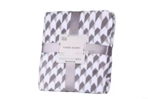 Плед Ardesto Flannel, 200х220см, 100% полиэстер, геометрия