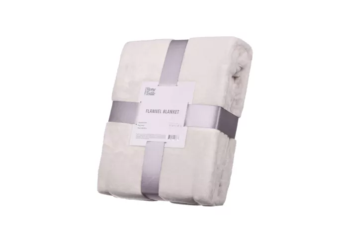 Плед Ardesto Flannel, 160х200см, 100% полиэстер, айвори