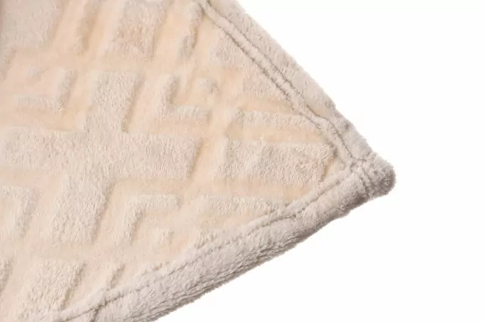 Плед ARDESTO Embossed, 200х220см, 100% полиэстер, бежевый