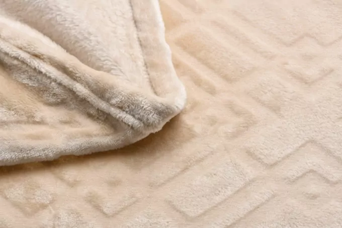 Плед ARDESTO Embossed, 200х220см, 100% полиэстер, бежевый