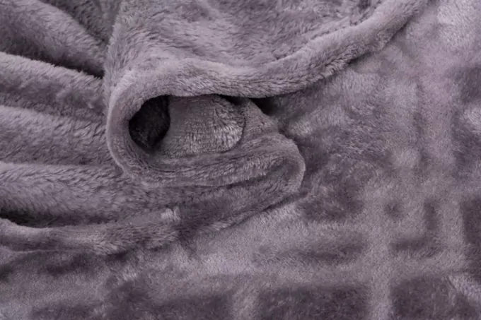 Плед Ardesto Embossed, 160х200см, 100% полиэстер, серый