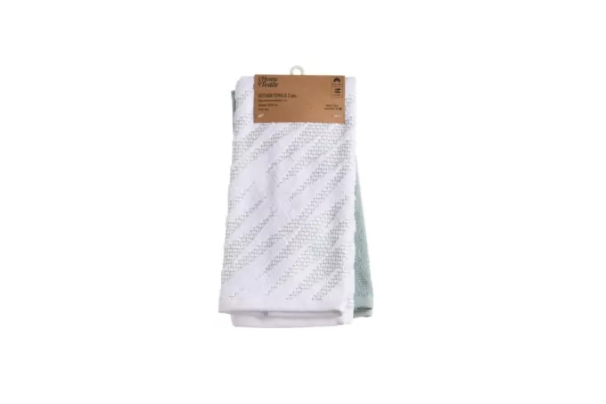 Набор полотенец для кухни Ardesto SuperSoft, 40х60см, 2шт, 100% хлопок, бирюзовый