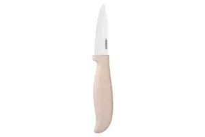 Ardesto Ceramic Paring Knife Fresh, 7.5cm, ceramics, plastic, beige