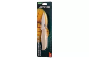 Ardesto Ceramic Paring Knife Fresh, 7.5cm, ceramics, plastic, beige