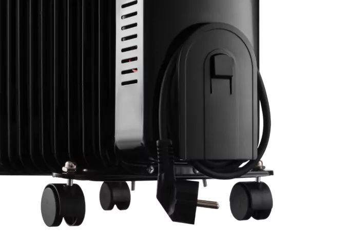 Масляный радиатор ARDESTO, 25м2, 2500Вт, электр. упр-ние, 11 секций, пульт ДУ, чёрный