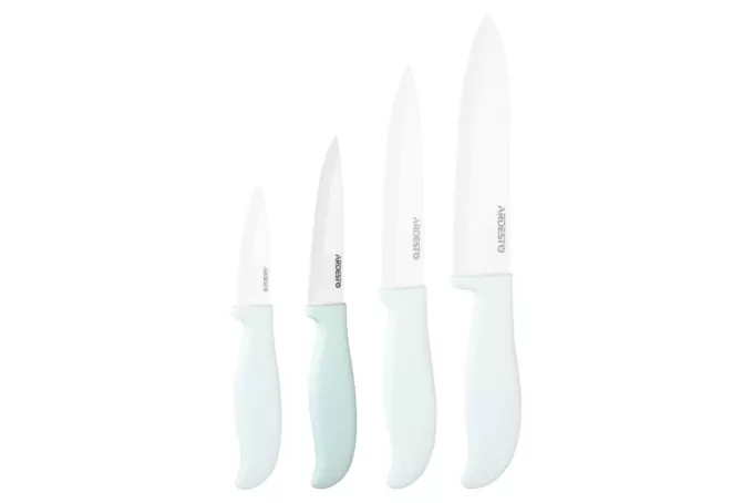 Нож керамический универсальный Ardesto Fresh, 10см, керамика, пластик, голубой