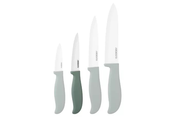 Ardesto Ceramic Utility Knife Fresh, 10cm, ceramics, plastic, green