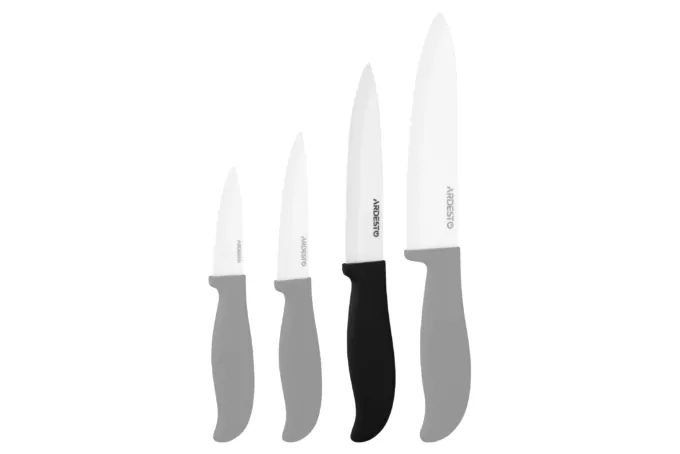 Ardesto Ceramic Slicing Knife Fresh, 12.5cm, ceramics, plastic, black