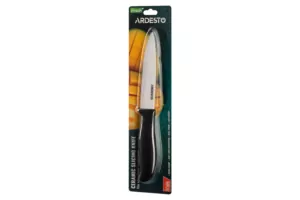 Ardesto Ceramic Slicing Knife Fresh, 12.5cm, ceramics, plastic, black
