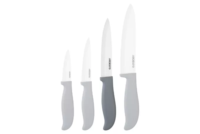 Ardesto Ceramic Slicing Knife Fresh, 12.5cm, ceramics, plastic, grey