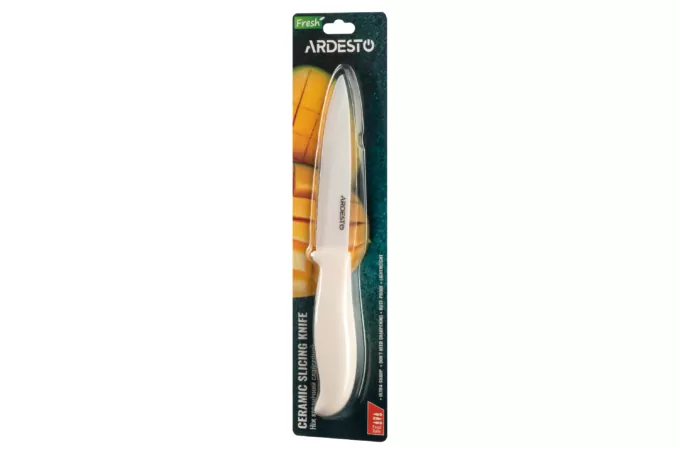 Ceramic Slicing Knife ARDESTO Fresh White AR2124CW