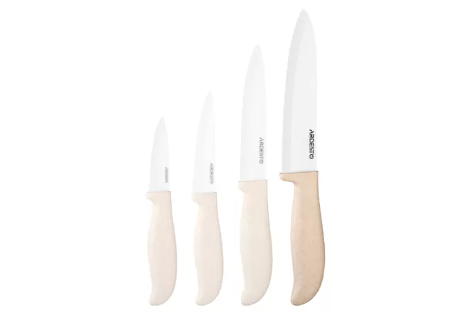 ARDESTO Ceramic Chef Knife Fresh 27.5 cm, beige, ceramics/plastic