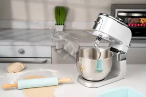 Кухонна машина Ardesto 1500Вт, чаша-метал, корпус-метал, насадок-10, сріблясто-сірий