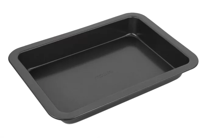 Форма для випікання Ardesto Gemini, 37.6x27x4.8см, вуглецева сталь, прямокутна, сірий