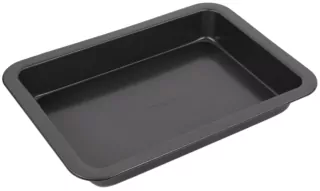 Форма для випікання Ardesto Gemini, 37.6x27x4.8см, вуглецева сталь, прямокутна, сірий