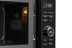 Microwave oven ARDESTO, 20L, electronic control, 700W, display, handle opening, quick start, black