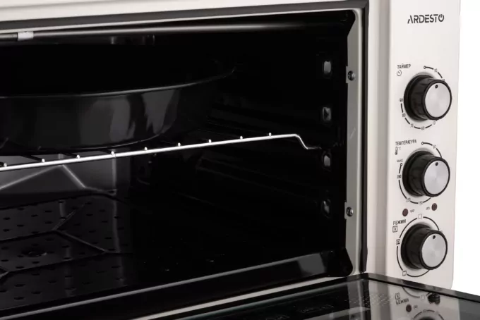 Electric oven ARDESTO, 50L, 1600W, mech., convection, double glass, beige