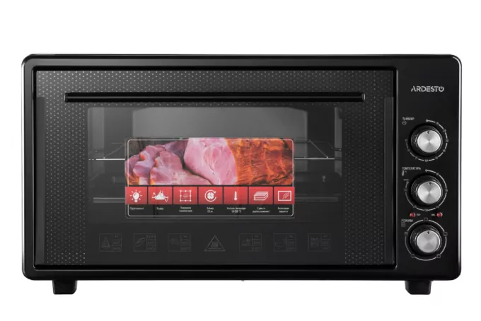 Electric oven ARDESTO, 50L, 1600W, mech., rotisserie, black