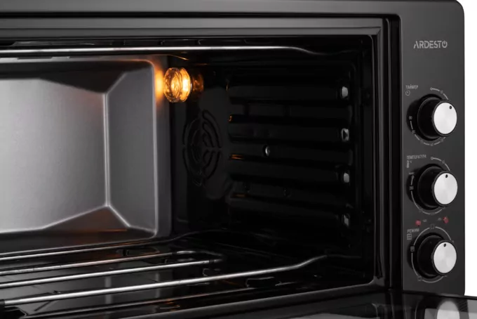 Electric oven ARDESTO, 50L, 1600W, mech., rotisserie, black