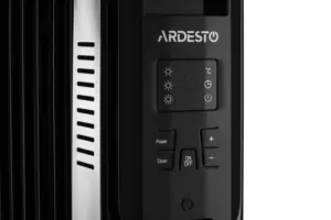 Масляный радиатор ARDESTO, 20м2, 2000Вт, электр. упр-ние, 9 секций, пульт ДУ, чёрный
