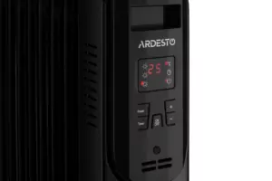 Масляный радиатор ARDESTO, 20м2, 2000Вт, электр. упр-ние, 9 секций, пульт ДУ, чёрный