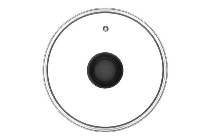 Кришка Ardesto Gemini Gourmet, 20см, термостійке скло, нержавіюча сталь, бакеліт