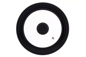 Крышка универсальная Ardesto Black Mars, Smart, 20х22х24см, термостойкое стекло, силикон