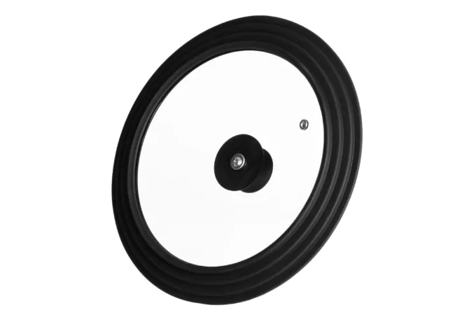 Крышка универсальная Ardesto Black Mars, Smart, 20х22х24см, термостойкое стекло, силикон