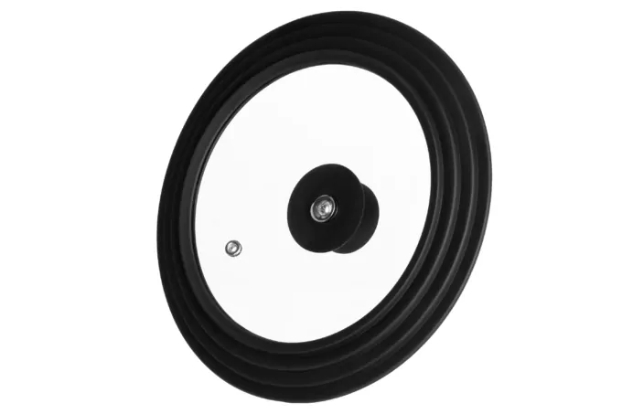 Кришка універсальна ARDESTO Black Mars, Smart, 24х26х28см, термостійке скло, силікон