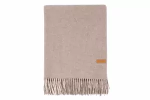 Ardesto Blanket Leonardo Moon, 140x200cm, 5% cashemere, 40% wool, 35% acrylic, 20% poly, beige