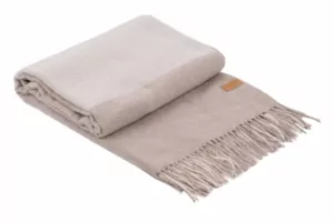 Ardesto Blanket Leonardo Moon, 140x200cm, 5% cashemere, 40% wool, 35% acrylic, 20% poly, beige