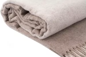 Ardesto Blanket Leonardo Moon, 140x200cm, 5% cashemere, 40% wool, 35% acrylic, 20% poly, beige