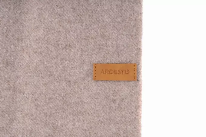 Ardesto Blanket Leonardo Moon, 140x200cm, 5% cashemere, 40% wool, 35% acrylic, 20% poly, beige