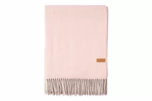 Ardesto Blanket Leonardo Moon, 140x200cm, 5% cashemere, 40% wool, 35% acrylic, 20% poly, pink