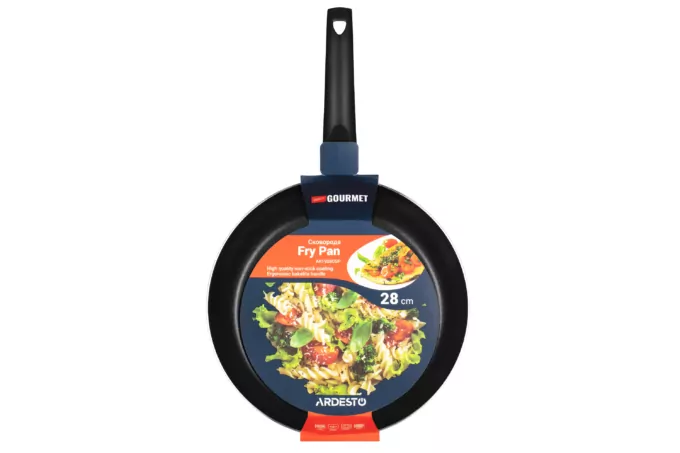 Сковорода ARDESTO Gemini Gourmet Portofino, 28см, алюминий, черный