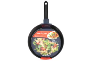 Сковорода глубокая Ardesto Gemini Gourmet Bolzano, 28см, алюминий, черный