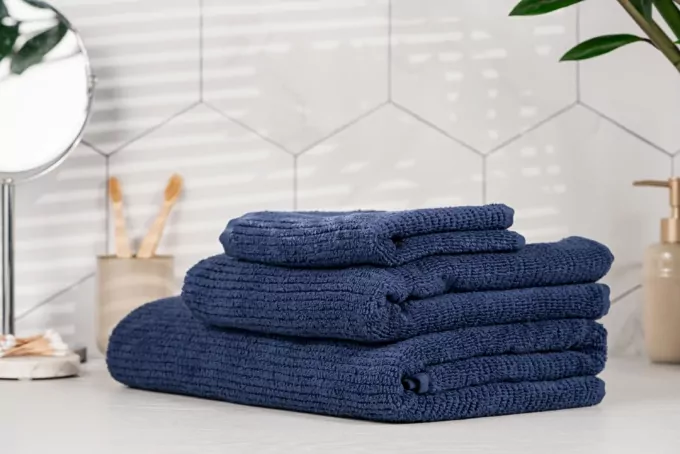 Terry towel ARDESTO Air 30x50cm, 100% cotton, blue