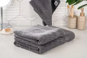 Ardesto Terry towel SuperSoft, 50x90cm, 100% cotton, dark gray