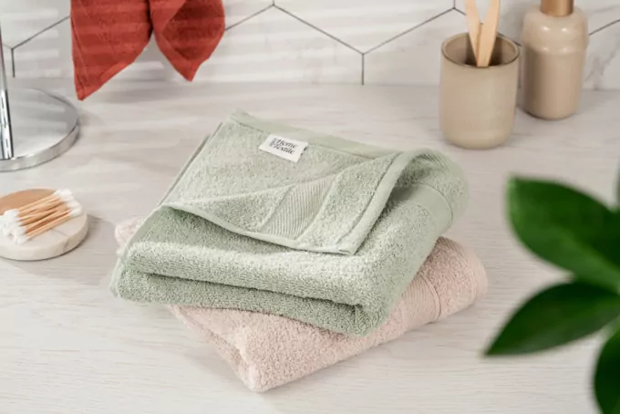 Terry towel ARDESTO SuperSoft 30x50cm, 100% cotton, green