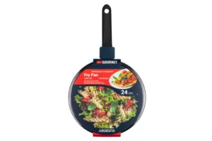 Сковорода с крышкой Ardesto Gemini Gourmet Aosta, 24см, алюминий, черный