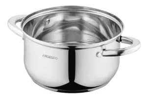 ARDESTO Кастрюля Gemini Gourmet, стеклянная крышка, 3.2 л, нержавеющая сталь