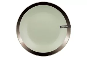 Ardesto Dessert plateLiguria Green bay, 19cm, ceramics, green