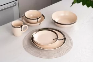 ARDESTO Dessert plate Liguria, 19 cm, Cream AR2919LCC