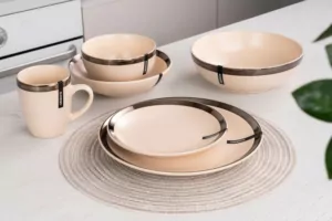 ARDESTO Dessert plate Liguria, 19 cm, Cream AR2919LCC