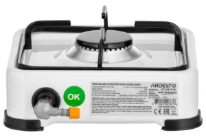 Плитка настільна Ardesto газова, тип газу LPG, конфорок – 1, білий