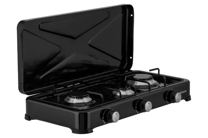 Плитка настільна Ardesto газова, тип газу LPG, конфорок – 3, чорний